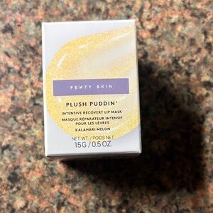 Fenty Beauty Plush Puddin' Lip Mask in Yellow and Purple